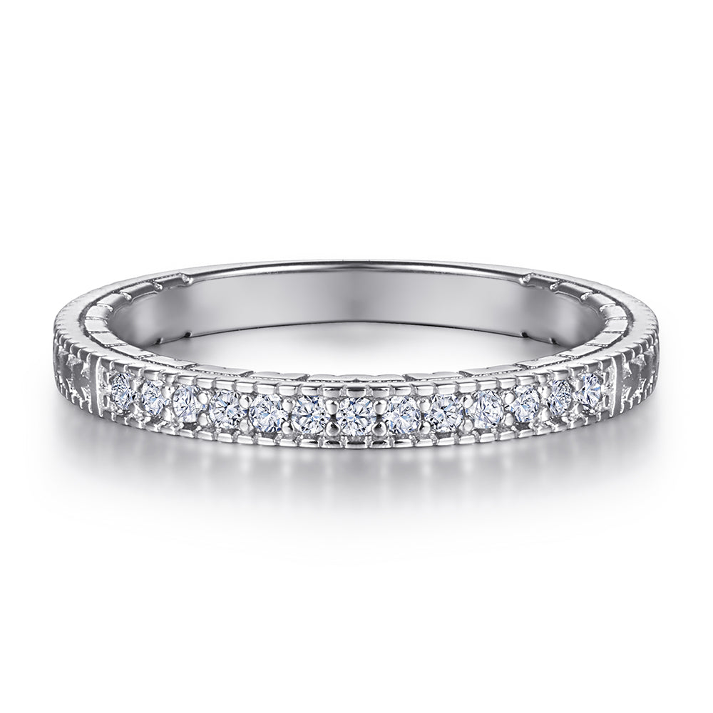 925 Sterling Silver Cz Princess Cut Halo Ladies Bridal Ring Set